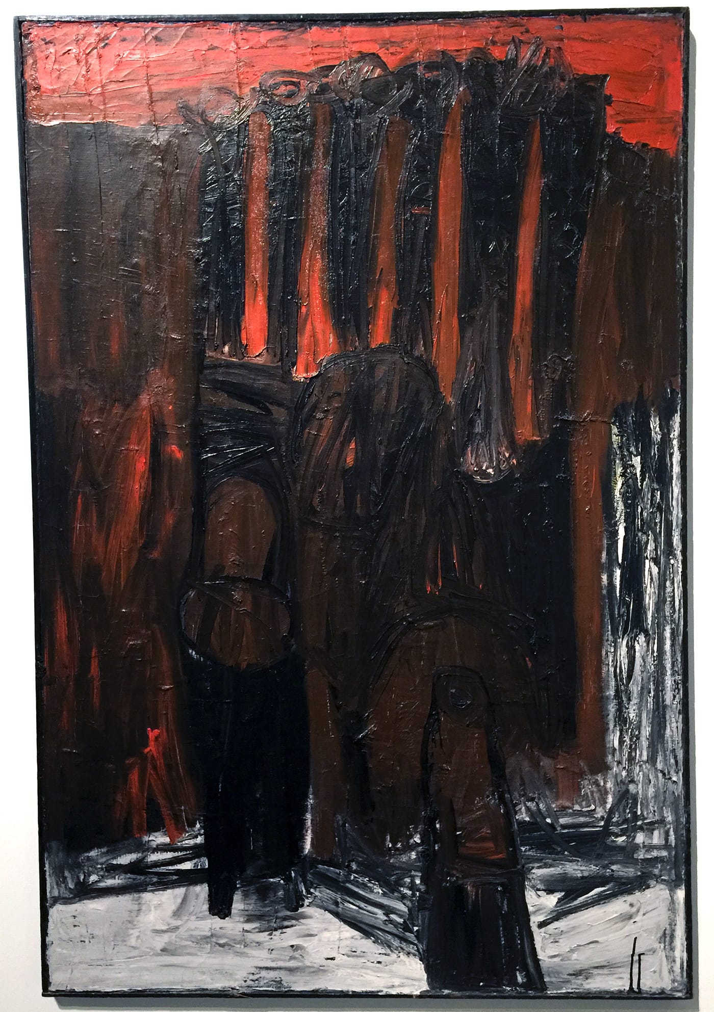 Sonia Gechtoff, "Anna Karenina" (1955) (click to enlarge)