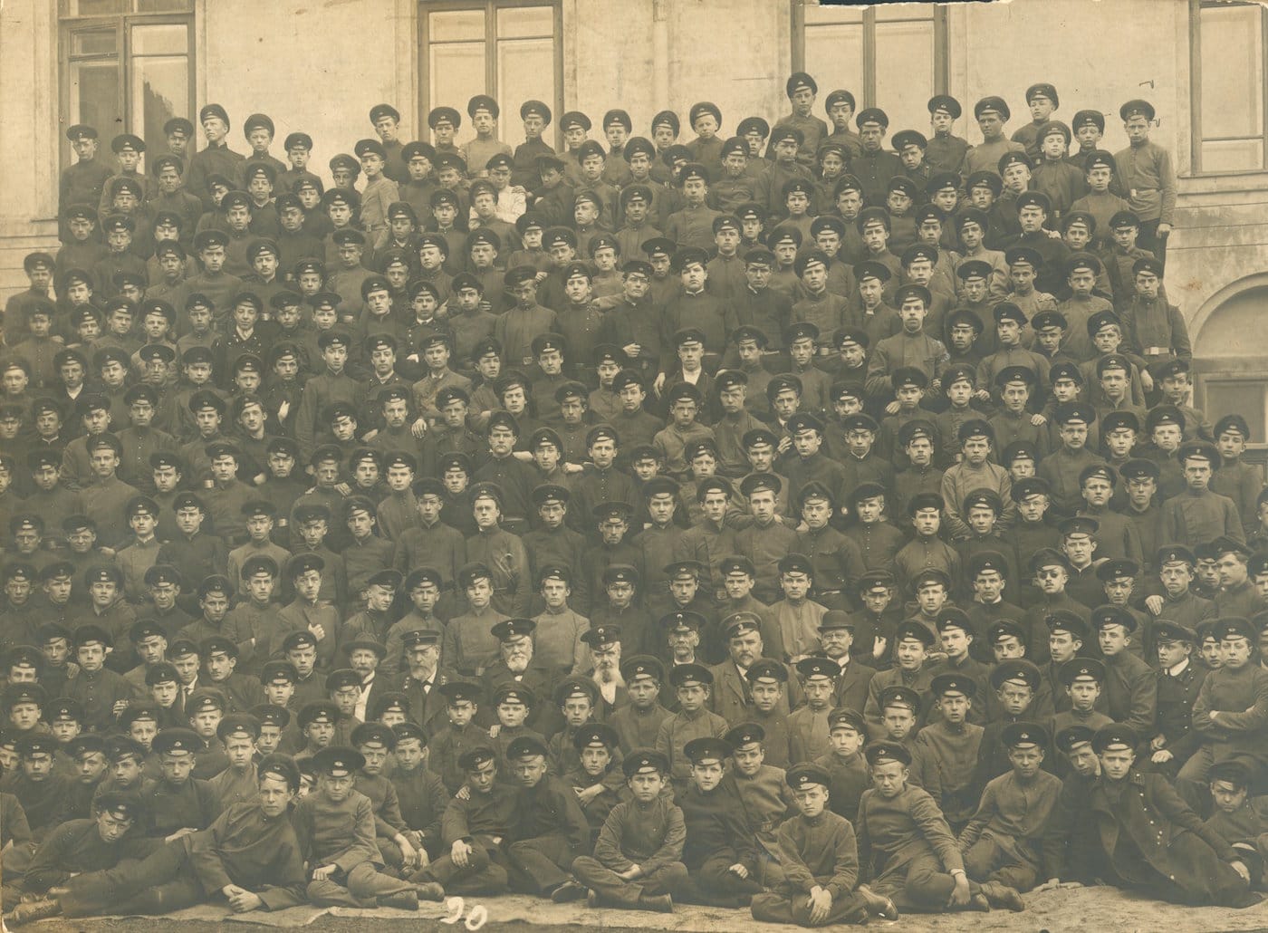 Group portrait of students (c. 1890-1909) (photo courtesy Moscow's Multimedia Art Museum)