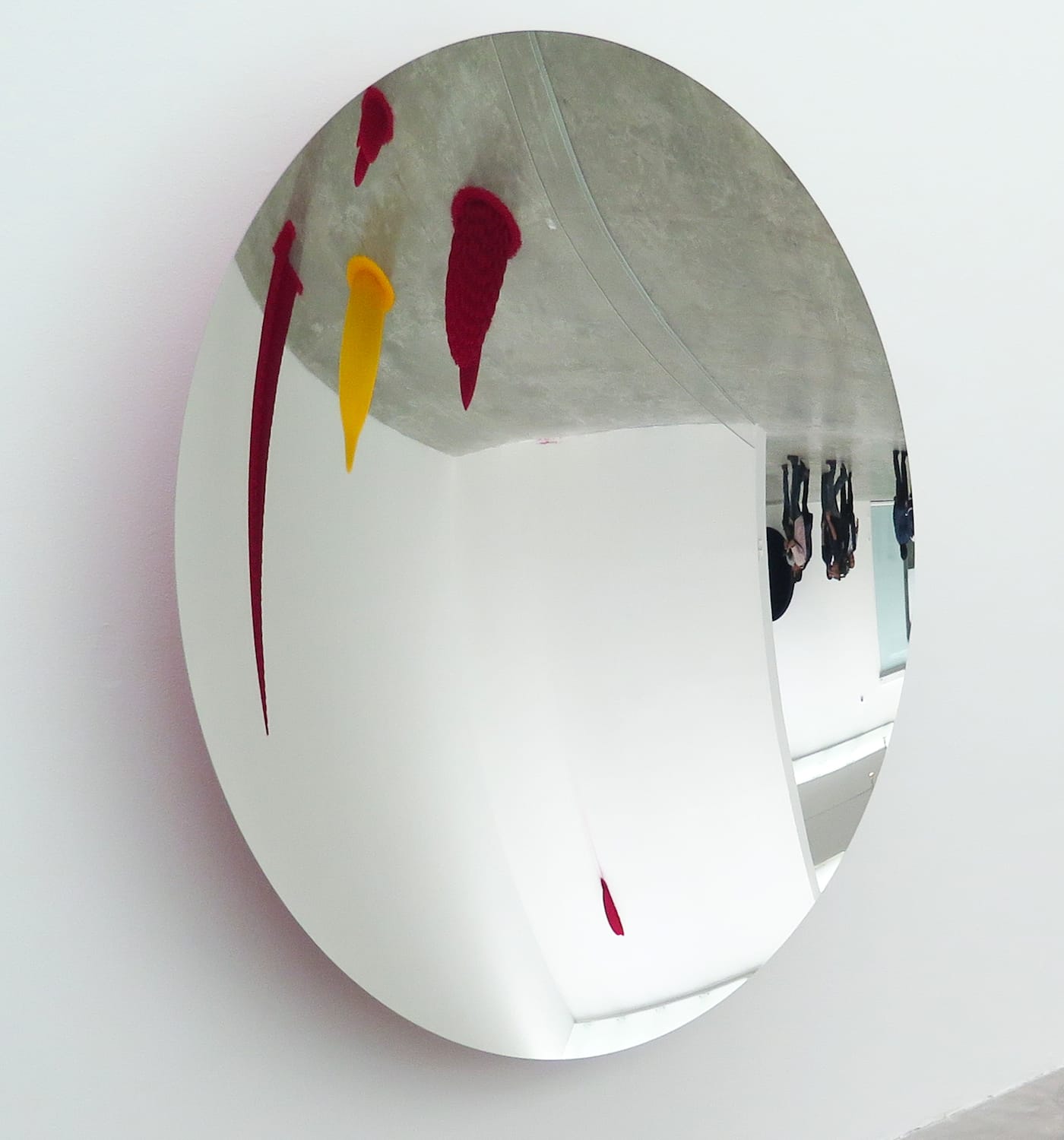 Installation view of 'Anish Kapoor: Archaeology, Biology' at MUAC (photo by the author for Hyperallergic)