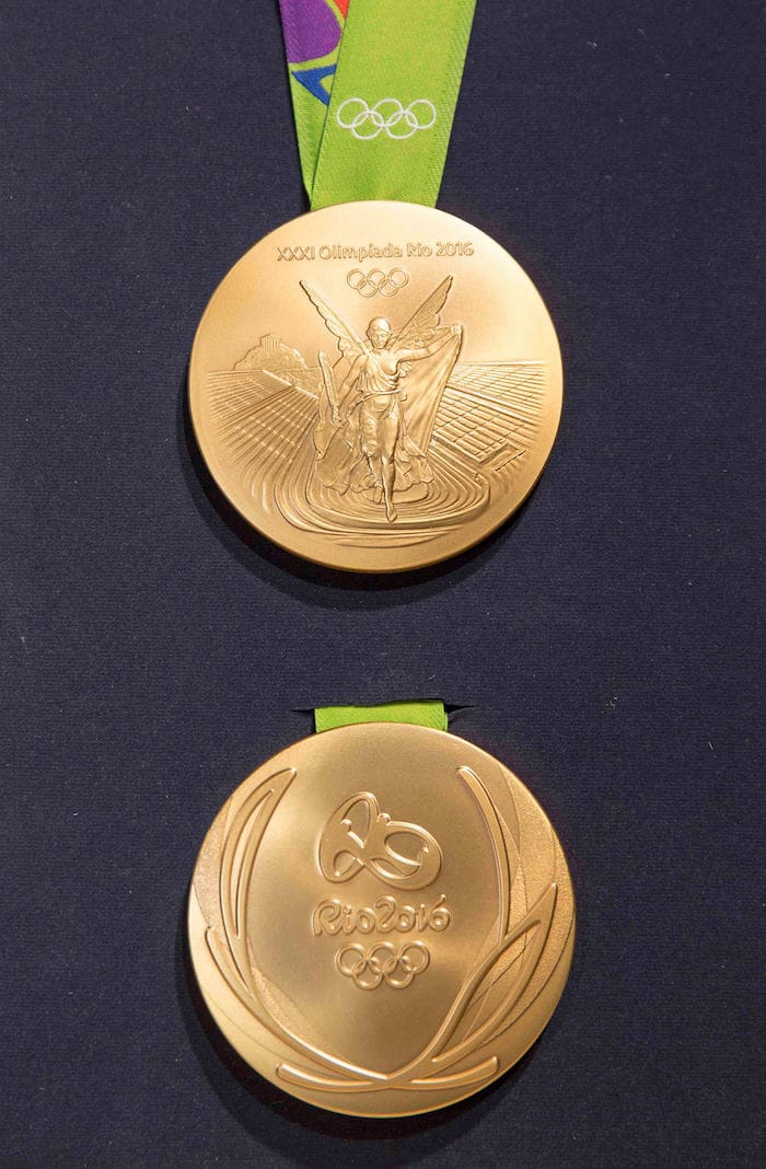 The Rio 2016 gold medal (photo by Ian Jones/IOC)