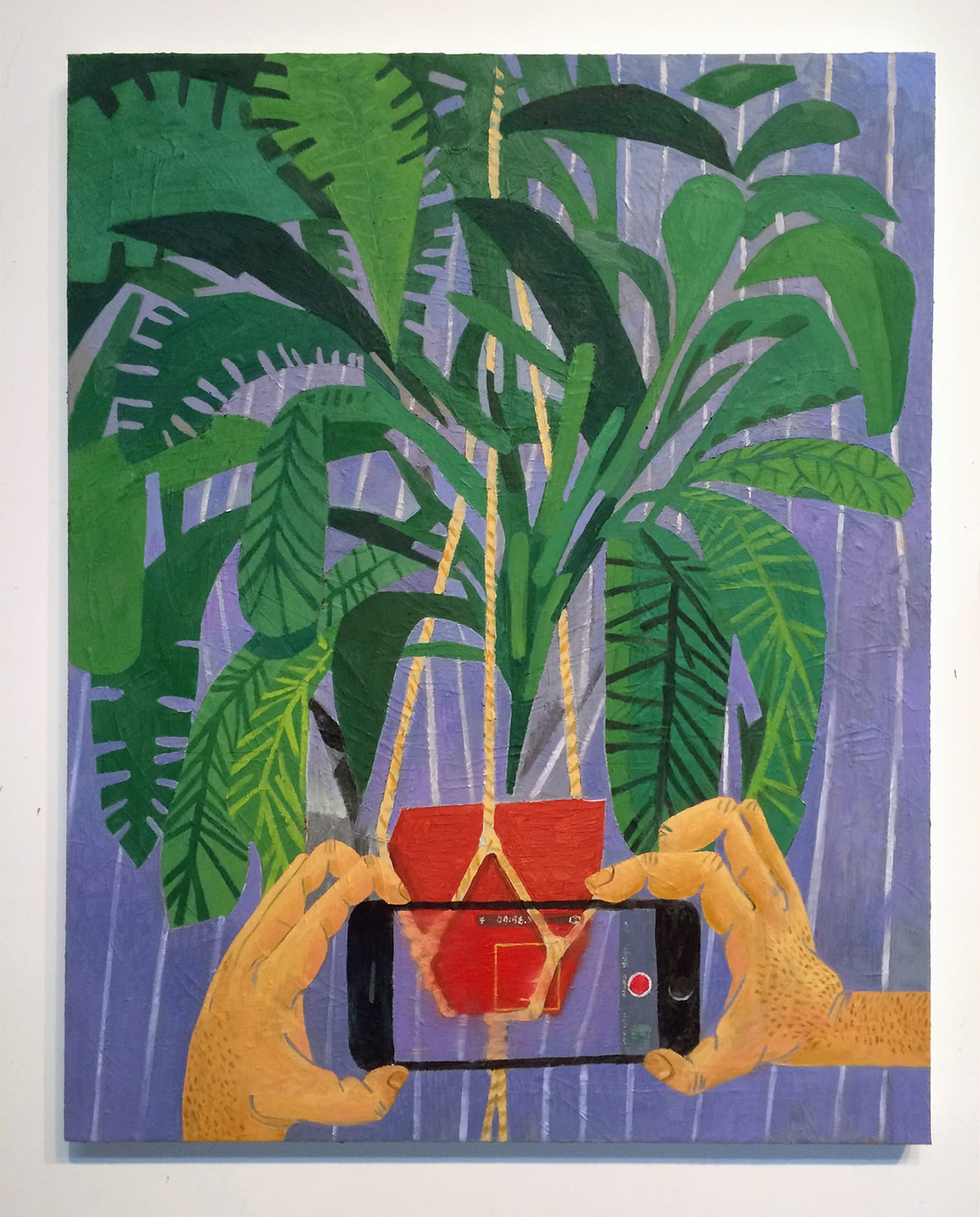 Paul Gagner, "Muta Domum Herba" (2016), oil on canvas