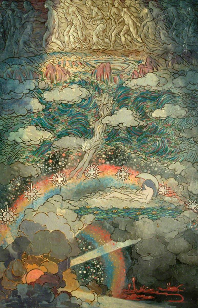 Sidney Herbert Sime, "Illustrative" (nd), oil on canvas (courtesy Sidney H. Sime Memorial Gallery, via Art UK)