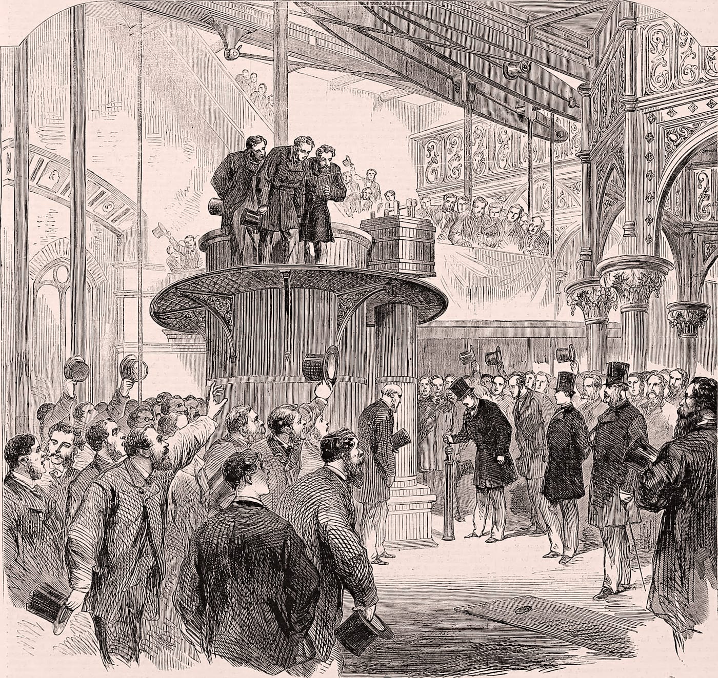 The Prince of Wales opening the Metropolitan Main-drainage works at Crossness in 1865 image via Wikipedia) click to enlarge)