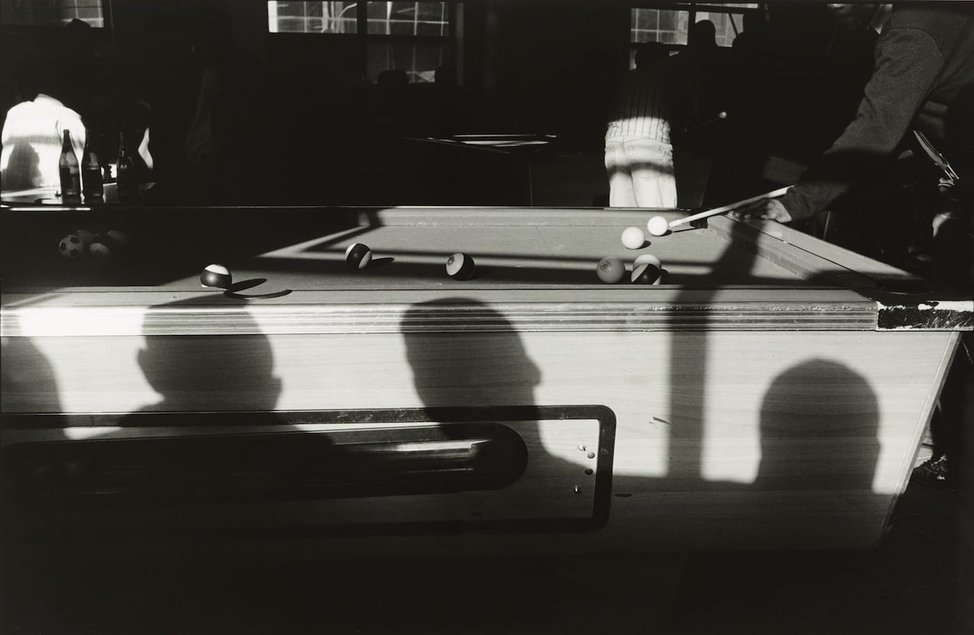 Ananias Léki Dago, "CBD, Johannesburg," from the series 'Shebeen Blues' (negative 2007, print 2015), gelatin silver print, approx 24 × 20 in (courtesy of the artist, © Ananias Léki Dago)