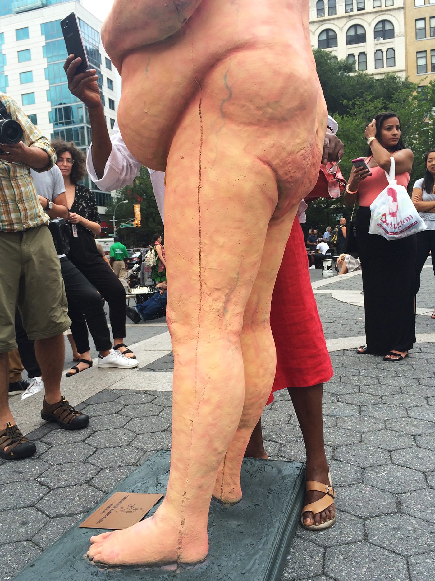 The nude Trump statue in Union Square (click to enlarge)