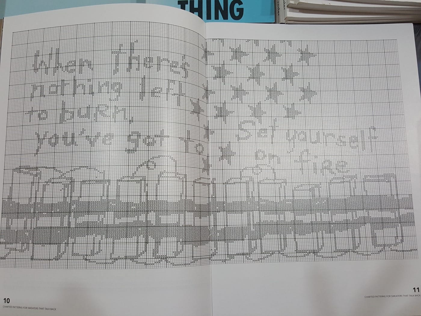 Charted Patterns for Sweaters That Talk Back by Lisa Anne Auerbach