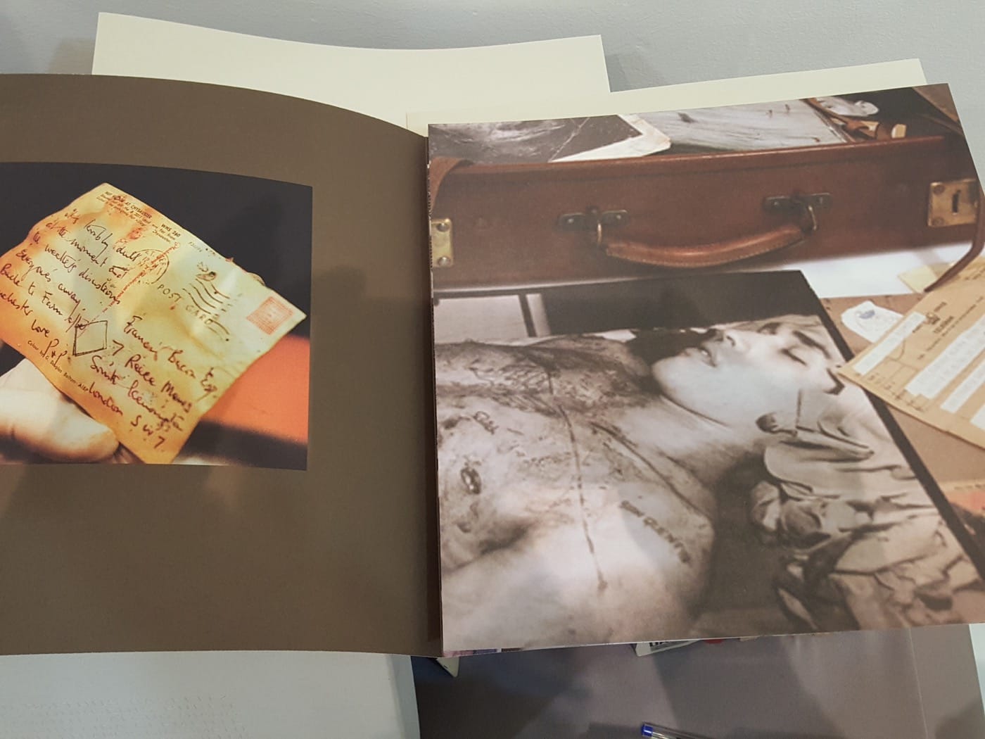 An insert from 'Blood on Paper', by Elena Foster and Rowan Watson 