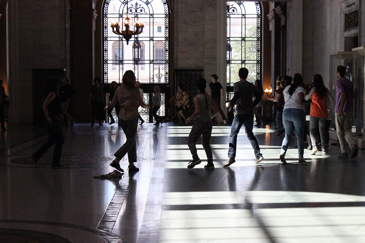Hinterlands leads "Collective Movement as Ritual" in the Great Hall.