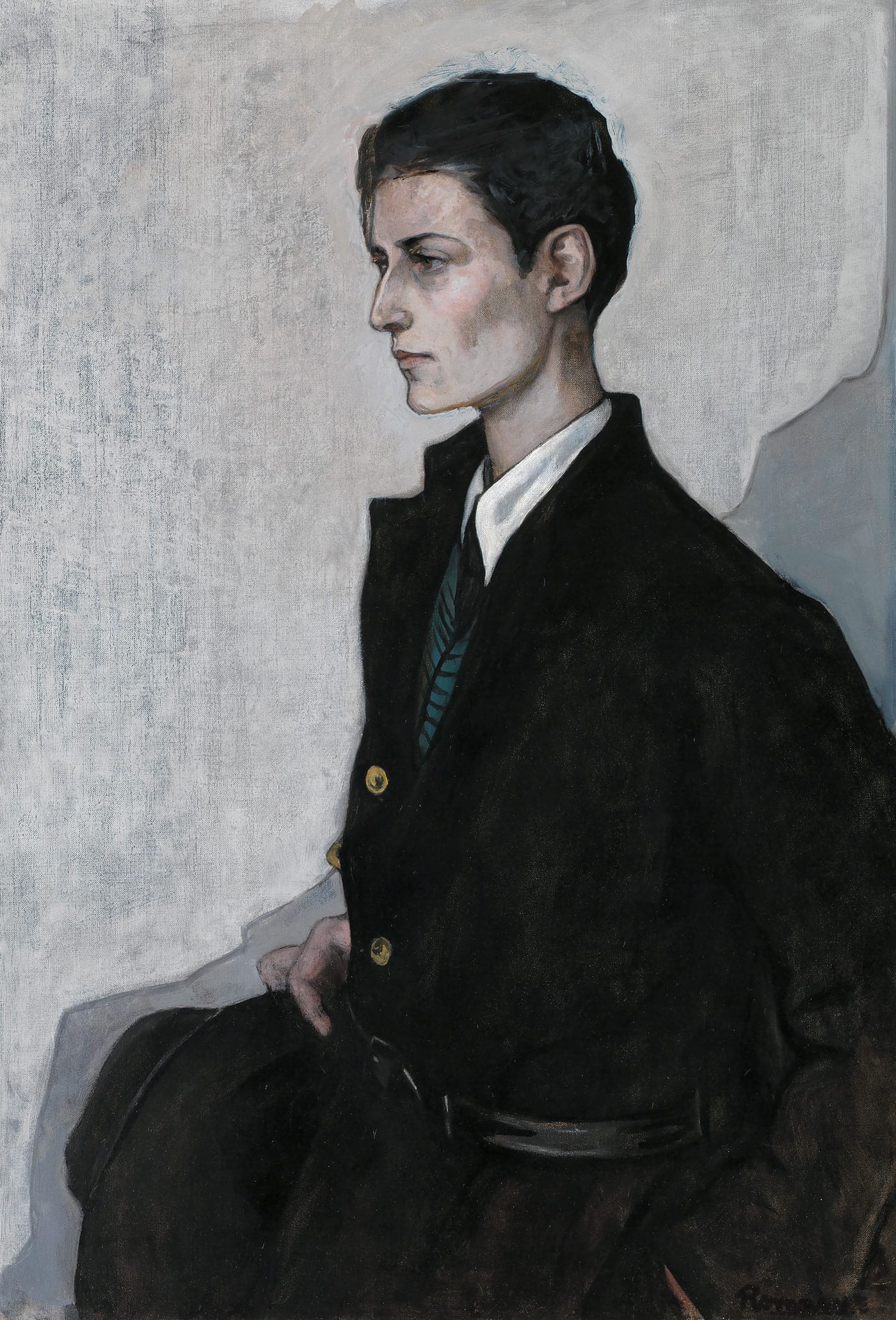 Romaine Brooks, "Peter (A Young English Girl)" (1923–24), oil on canvas, Smithsonian American Art Museum, gift of the artist