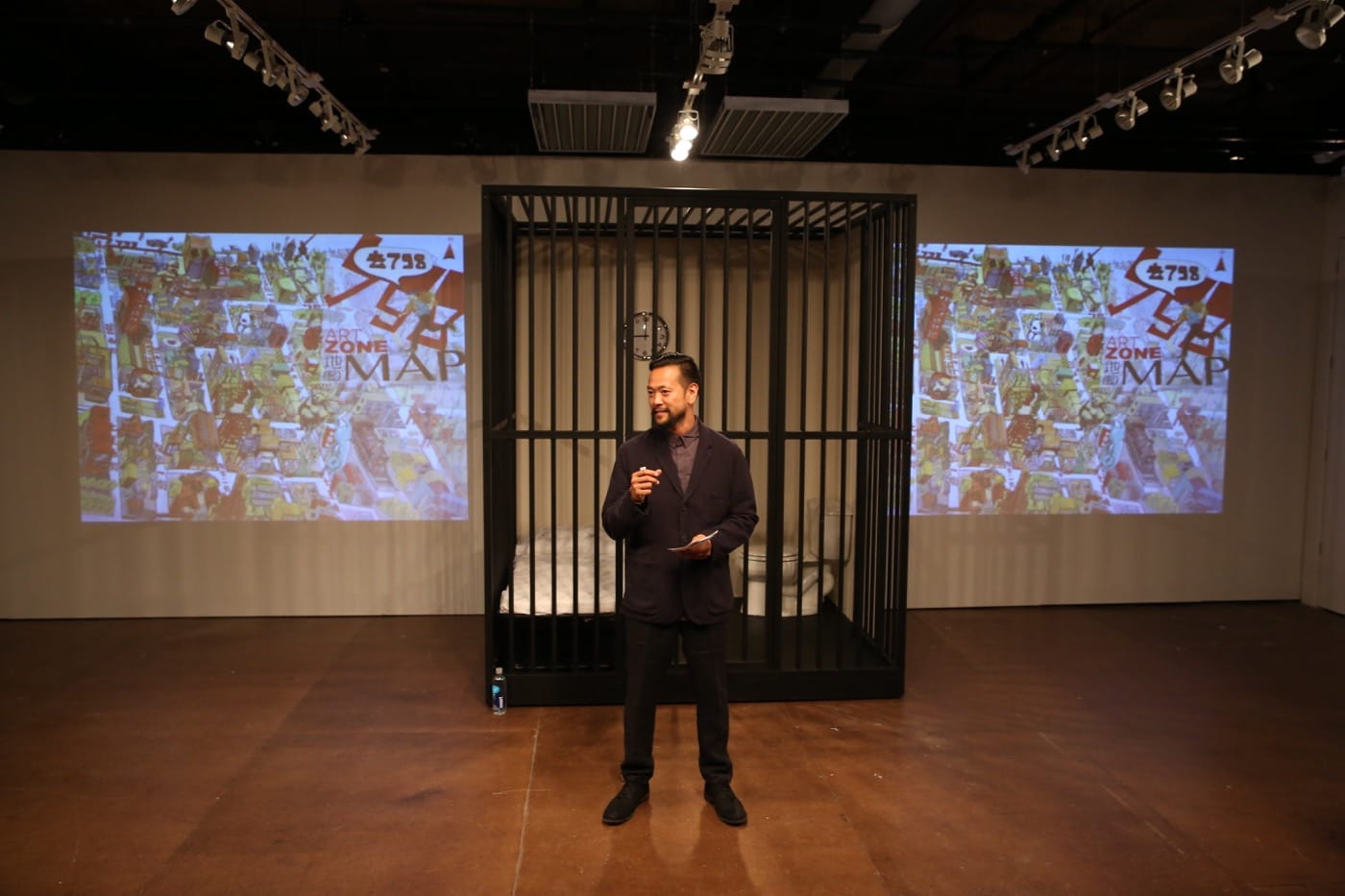 Louis Ozawa Changchien as the artist Lin Bo in 'Caught'