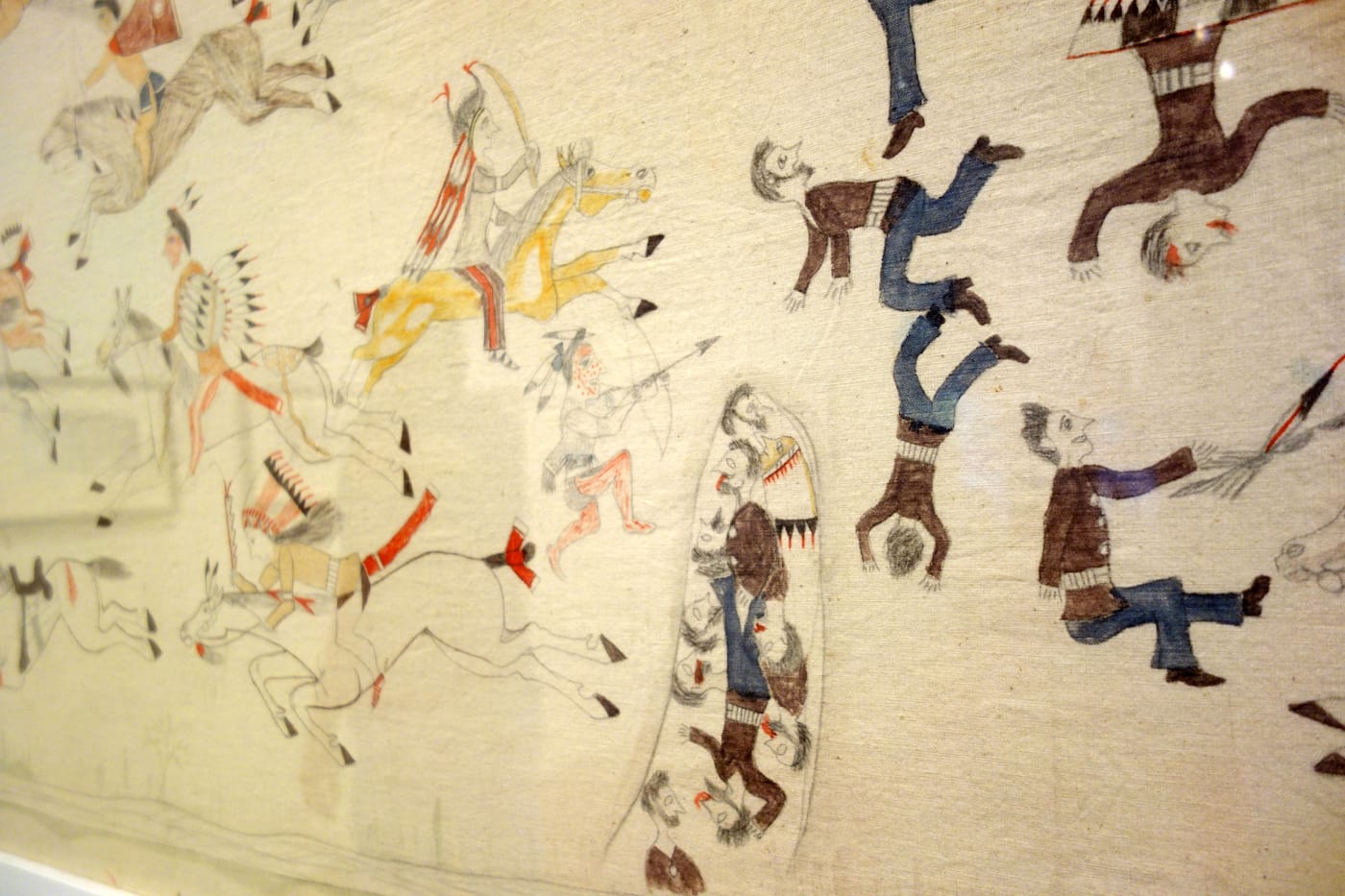 Installation view of 'First Person: Remembering Little Bighorn' (photo by the author for Hyperallergic) 