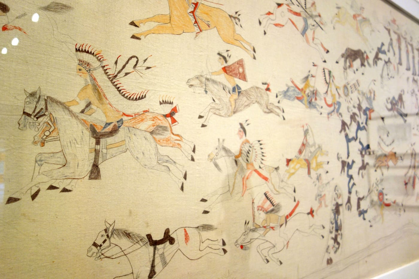 Installation view of 'First Person: Remembering Little Bighorn' (photo by the author for Hyperallergic) 