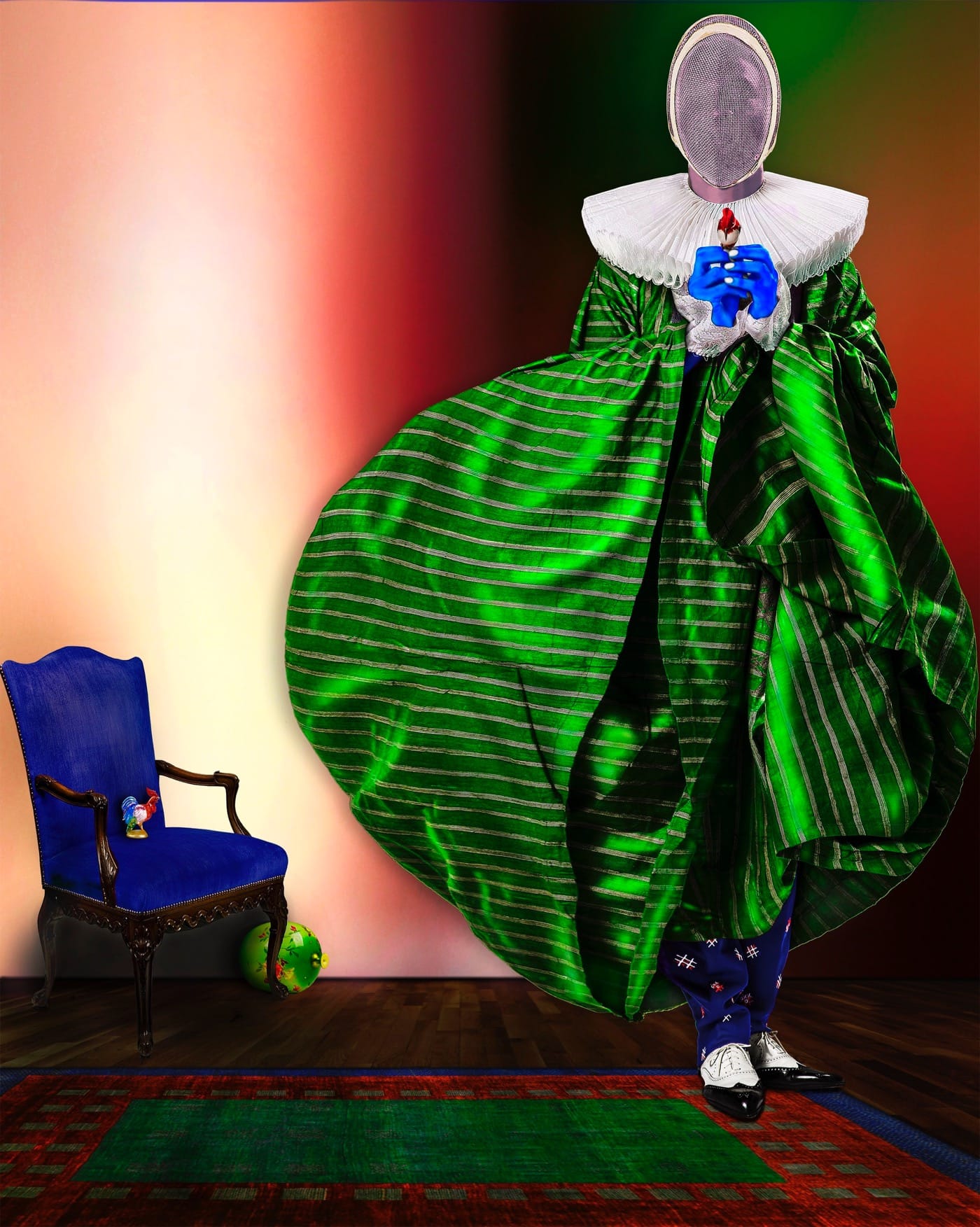 Ikè Udè, "Sartorial Anarchy #23," (2013), pigmented inkjet print, 46 x 37 in (photo courtesy the artist and Leila Heller Gallery, New York, © Ikè Udè)