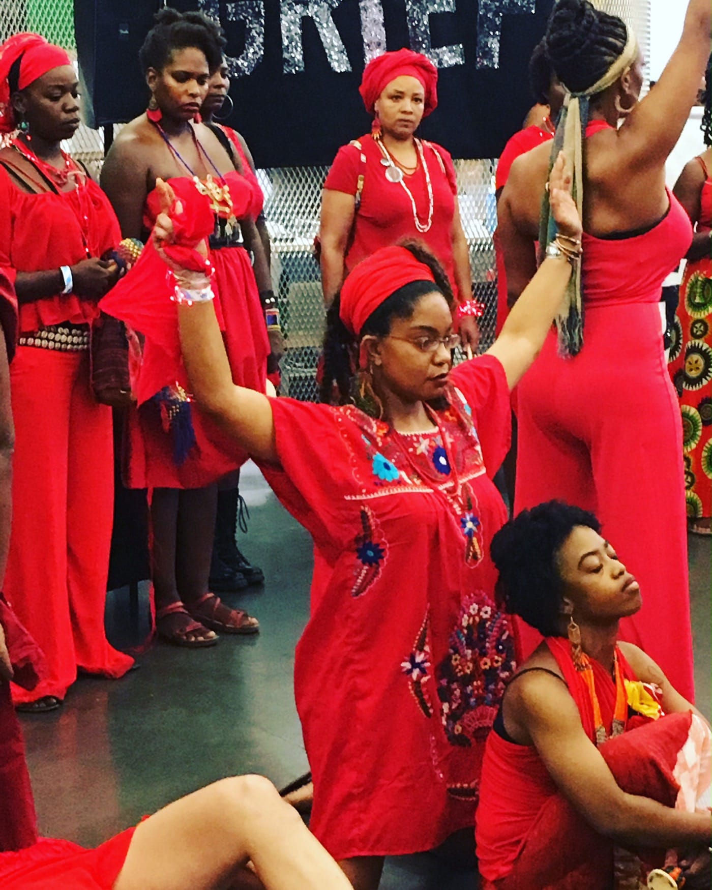 A pensive moment during Litany