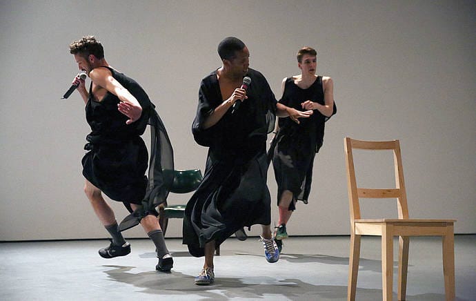 Trajal Harrell, "Judson Church Is Ringing in Harlem (Made-to-Measure) / Twenty Looks or Paris Is Burning at the Judson Church" (via hammer.ucla.edu)