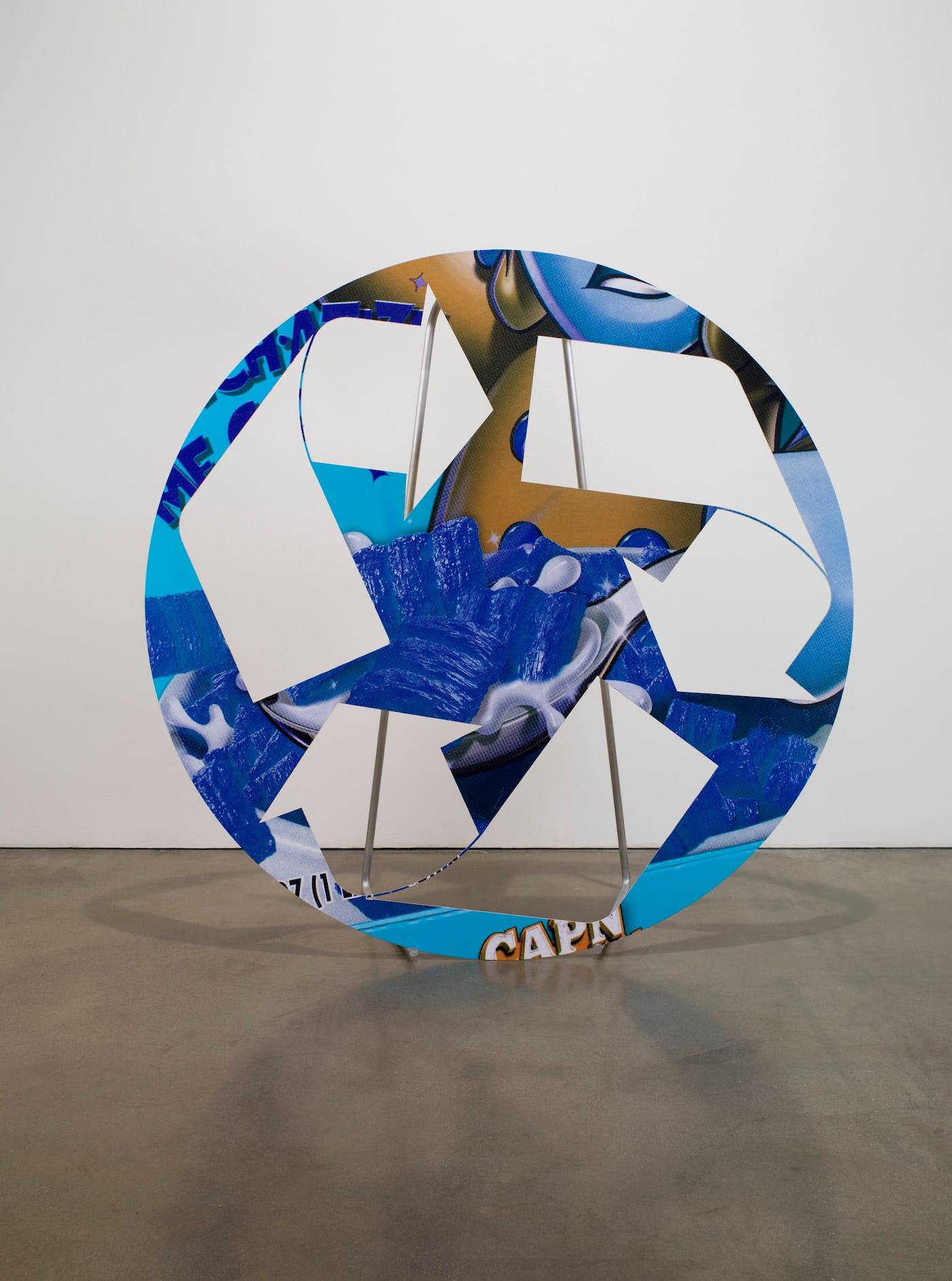 Also on view in 'Direct Drive': Kelley Walker, "Untitled +180 or -180 hue" (2007) (Nancy and Stanley Singer Collection)