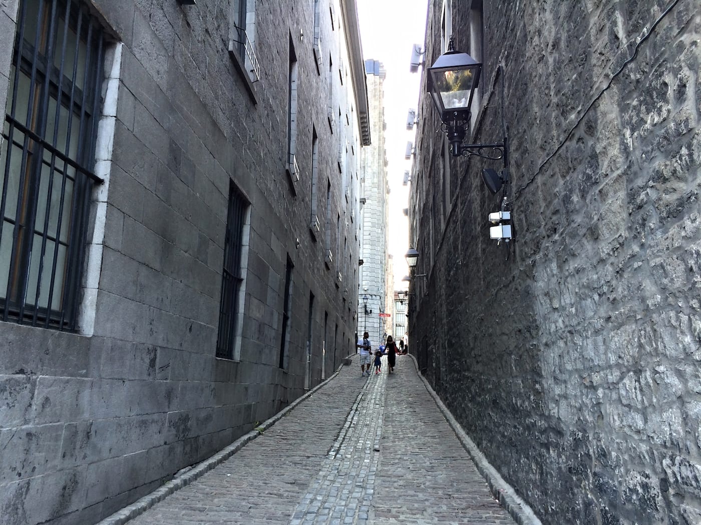 Montreal alley by day