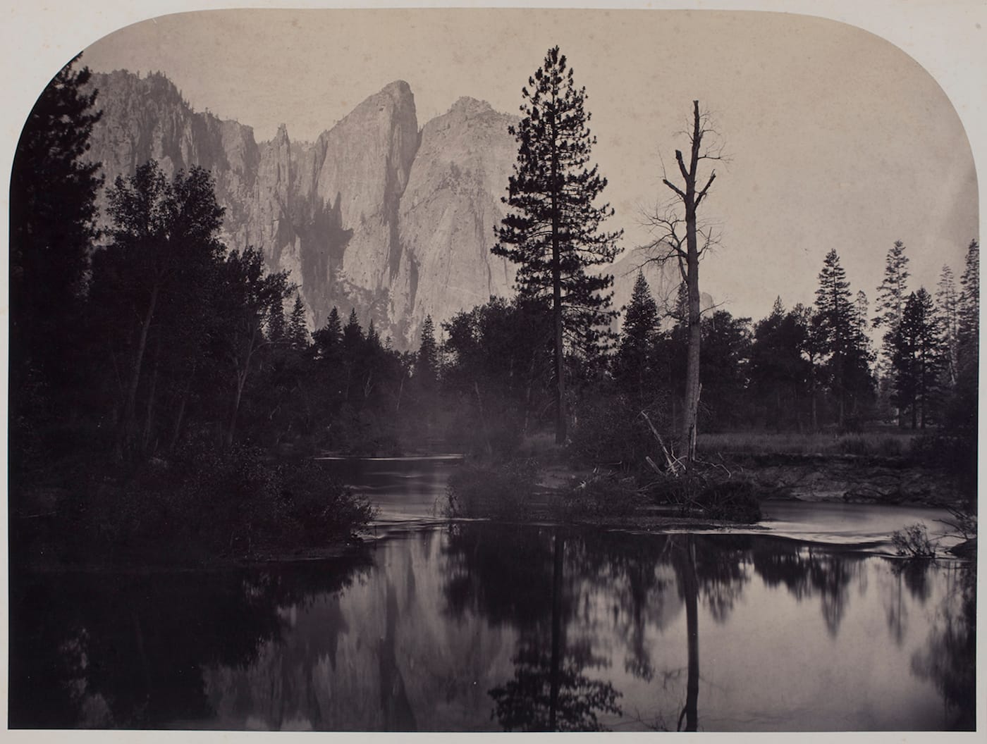 Carleton Watkins, "Merced River, View down the Valley" (1861) (courtesy George Eastman Museum)