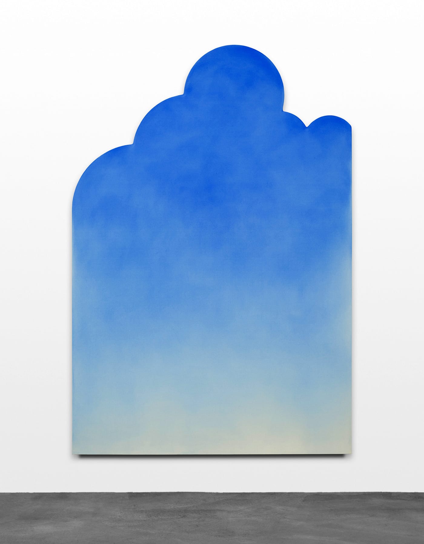 Ugo Rondinone, "fünfundzwanzigsterjunizweitausendundfünfzehn" (2015), acrylic on canvas (courtesy Sadie Coles HQ, London; © Ugo Rondinone)