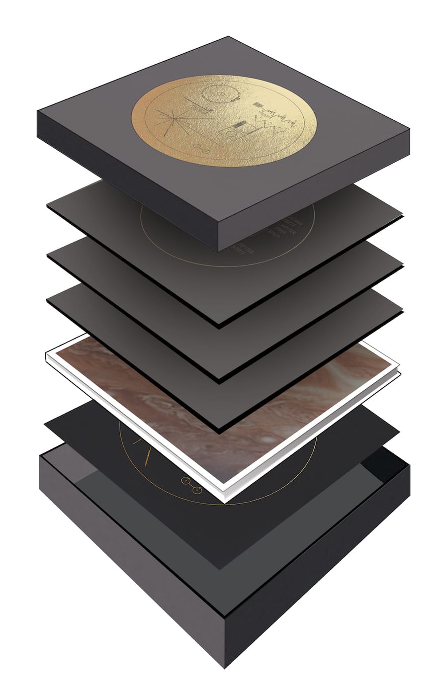 Mock-up for the "Voyager Golden Record: 40th Anniversary Edition" (courtesy Lawrence Azerrad/Ozma Records)