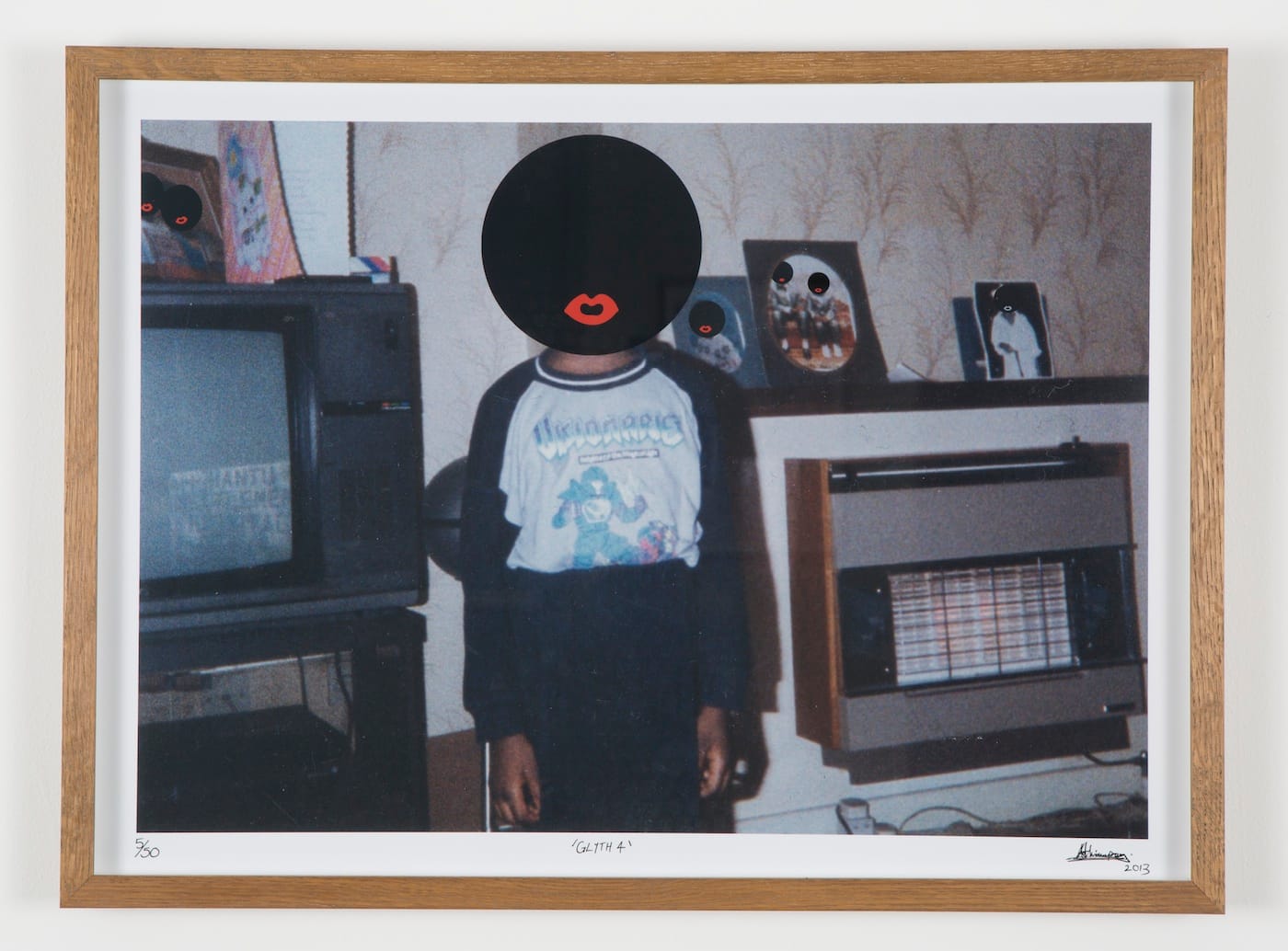 Larry Achiampong, "Glyth 4" (2013), digital montage on C-print