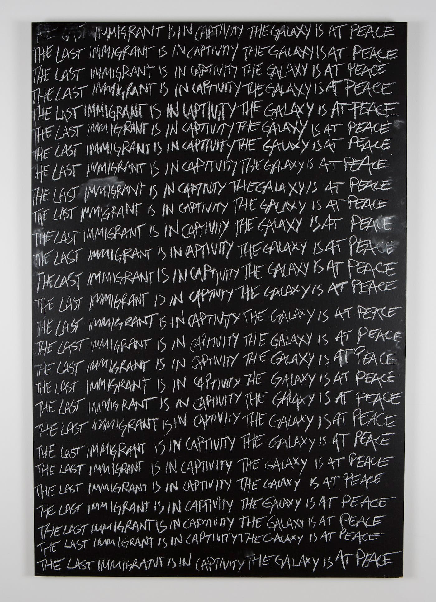 Larry Achiampong, "#OPENSEASON" (2016, detail), mixed media installation