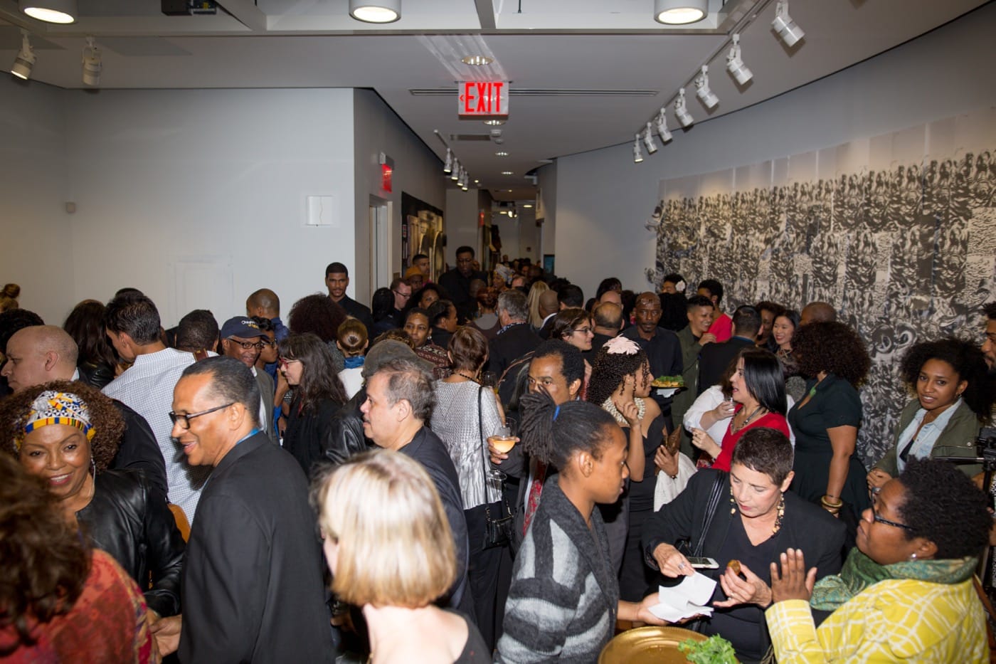 A view of the crowd on opening night October 15