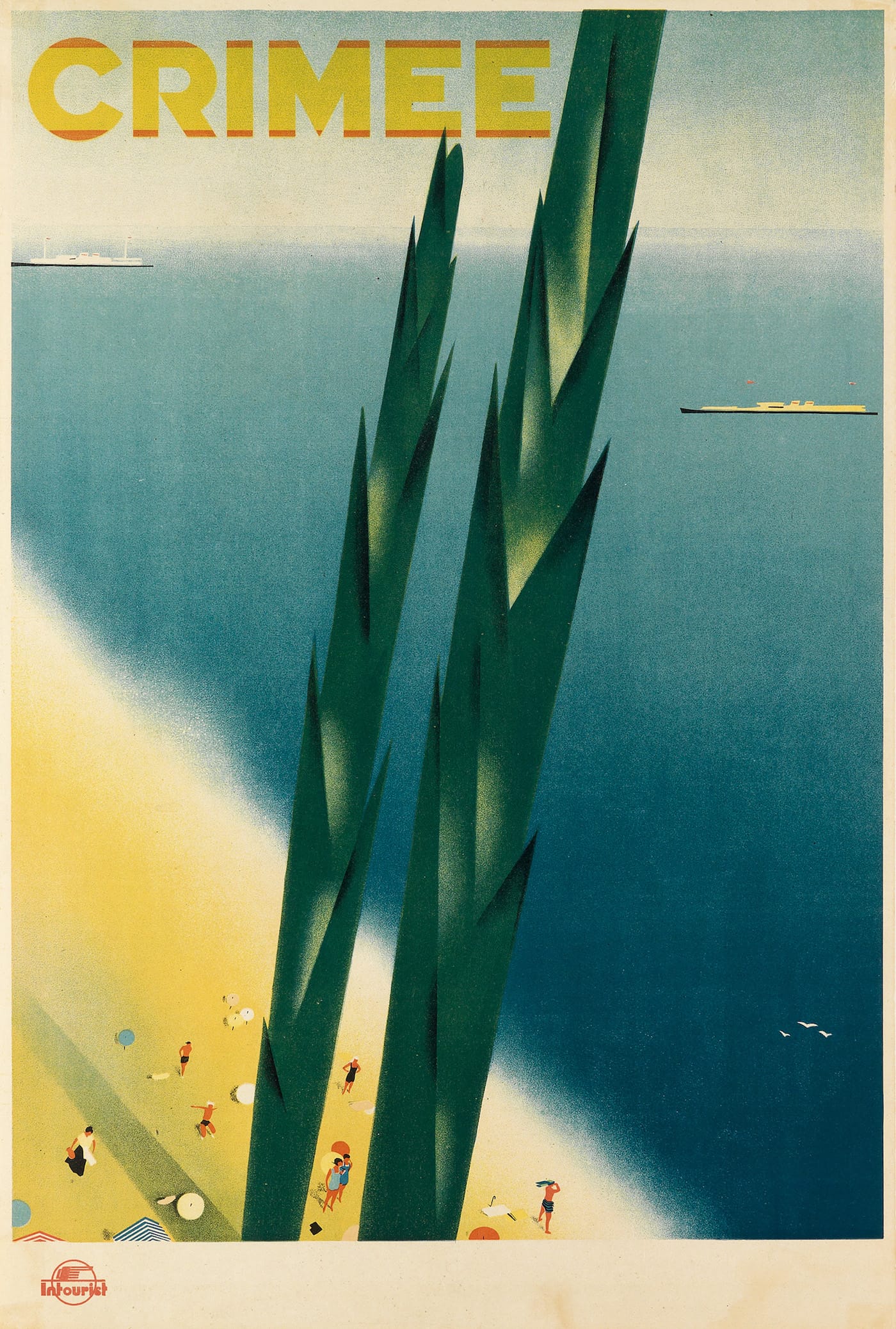 Nikolai Zhukov and Sergei Sakharov, "Crimee" (1935), estimate $700 to $1,000 