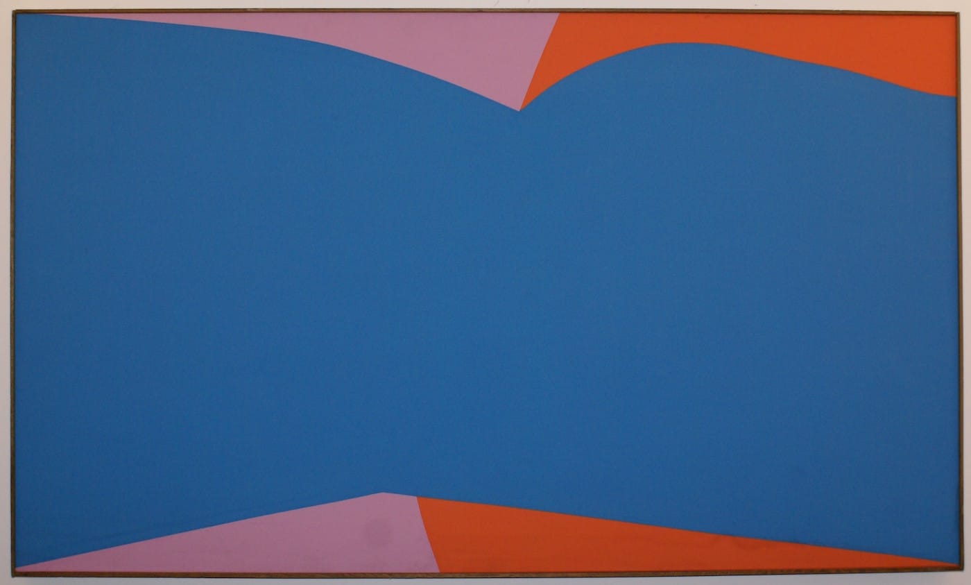 4.Gerd Leufert, Chichiriviche, (1966). Acrylic on canvas 67 3/8 X 40 X 2 3/8 in. Courtesy Henrique Faría Fine Art, New York