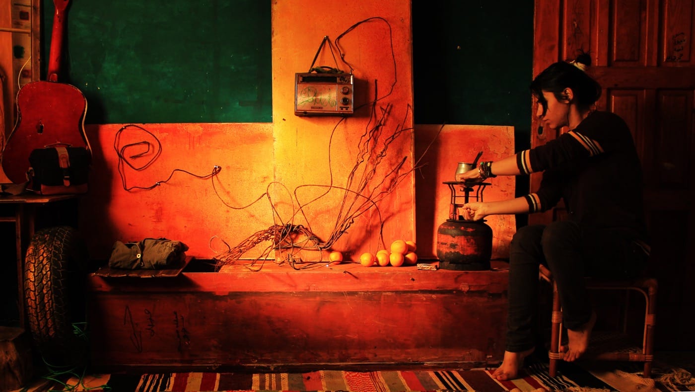 Nidaa Badwan, "One Hundred Days Of Solitude; Code: 4" (2014) c-print, 24 x 40 inches (60 x 100 cm) 