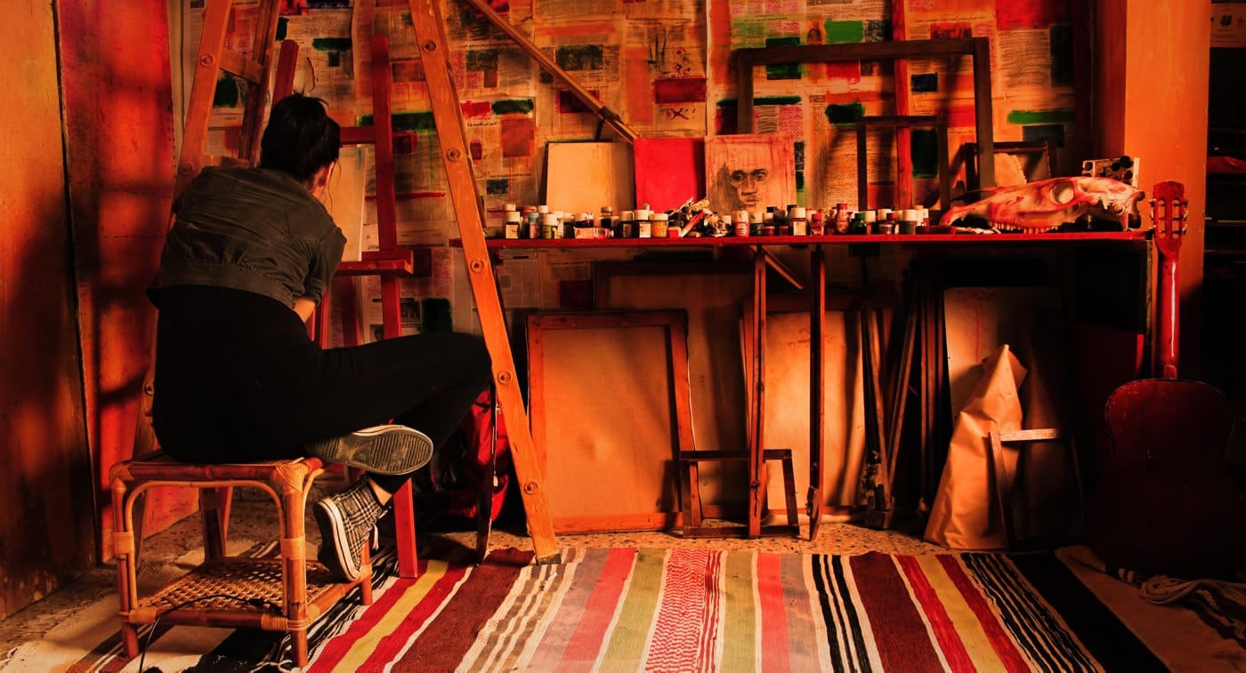 Nidaa Badwan, "One Hundred Days Of Solitude; Code: 7" (2014) c-print, 24 x 40 inches (60 x 100 cm) 