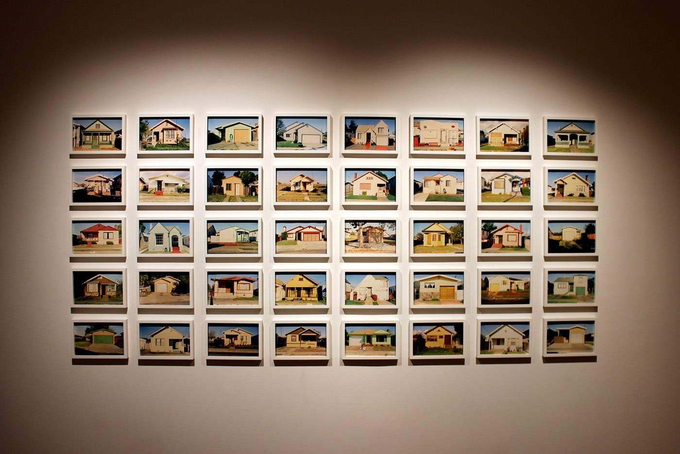  Henry Wessel Jr., Forty Real Estate Photographs, 1990-1991, part of After Industry at the Weston Gallery