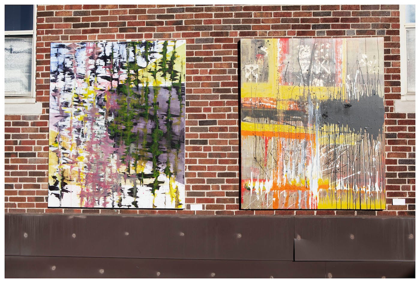 Untitled paintings by Mohamed Hersi in 'Anomalous Expansion'