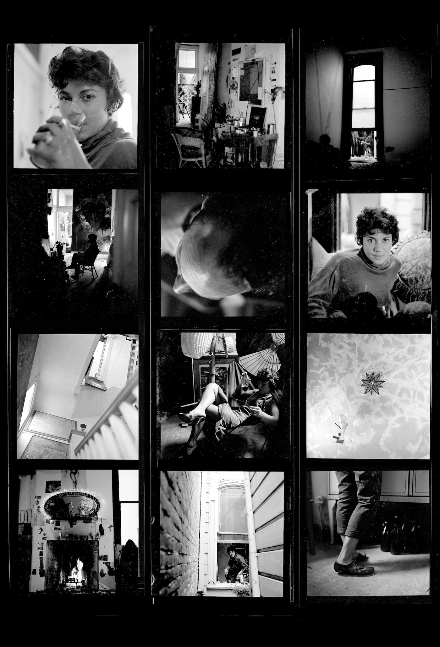 Burchard contact sheet&nbsp; of Painterland (12 frames)