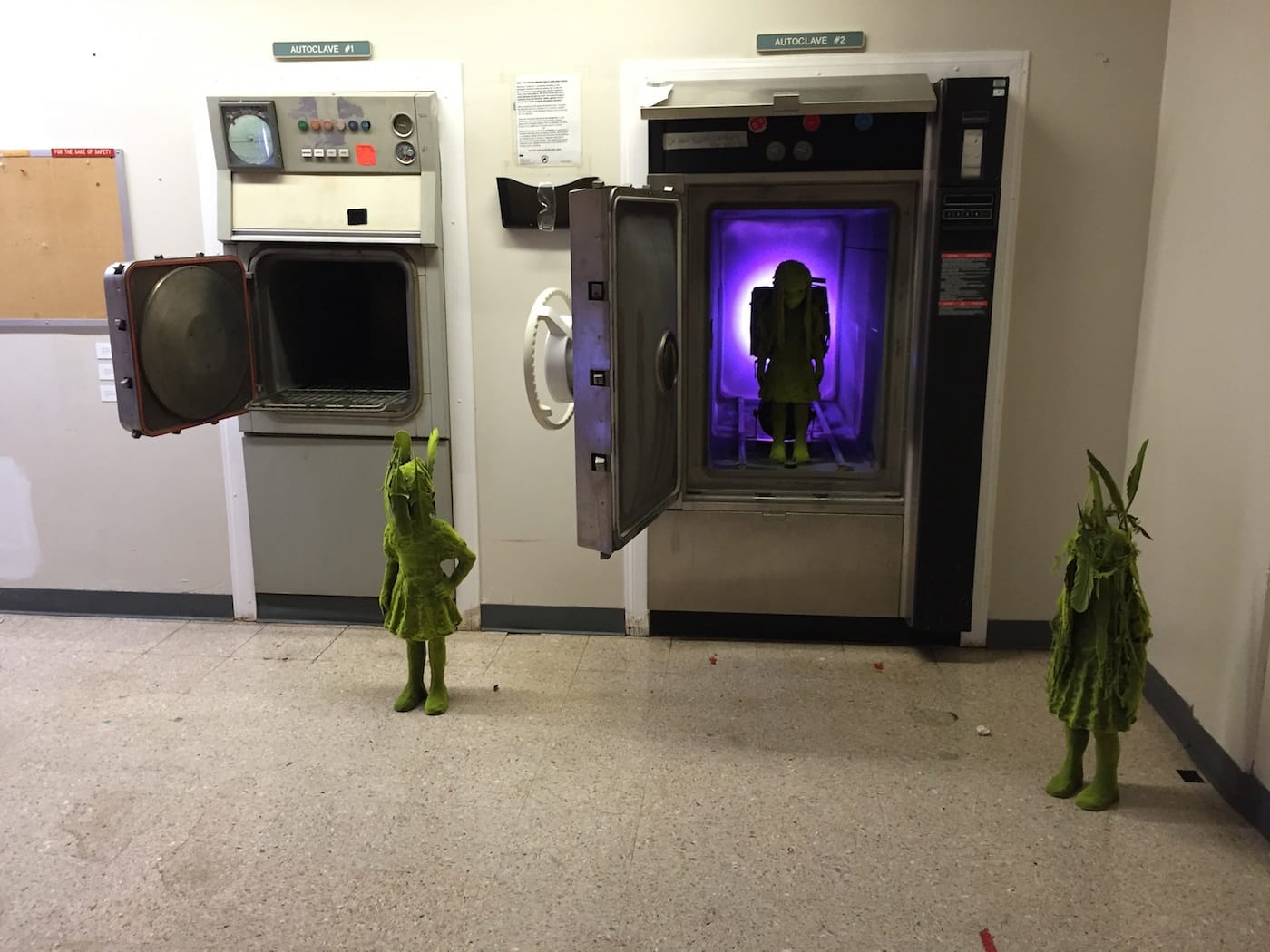 Work by Kim Simonsson in Human Condition (all photos by the author for Hyperallergic)