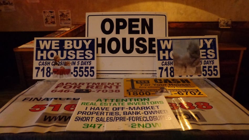 Anthony Rosado installation for the series 'Testourmonials of a GentrifiNation' at the new Starr Bar (photo by Erika Sequeira)