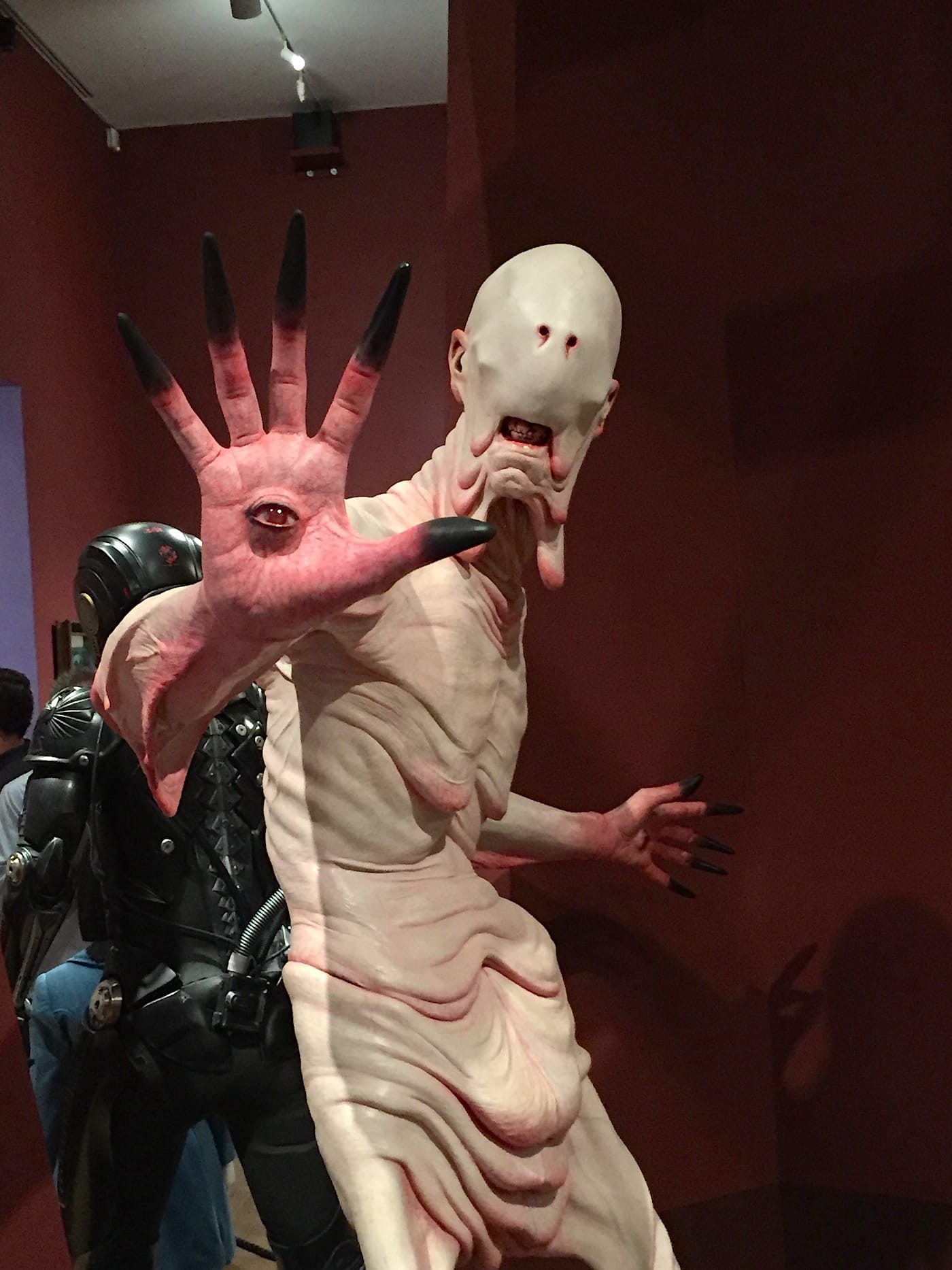 Sculpture from Pan's Labrynth in Guillermo del Toro: At Home with Monsters at LACMA (all photos by the author for Hyperallergic)