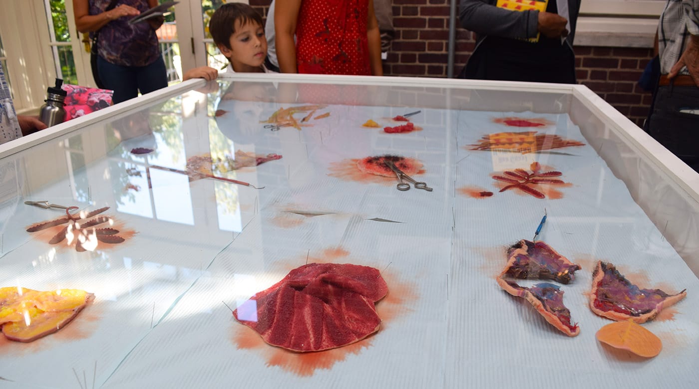 Doreen Garner, "Flora: Viscera" (2016, detail), silicone and mixed media, dimensions variable