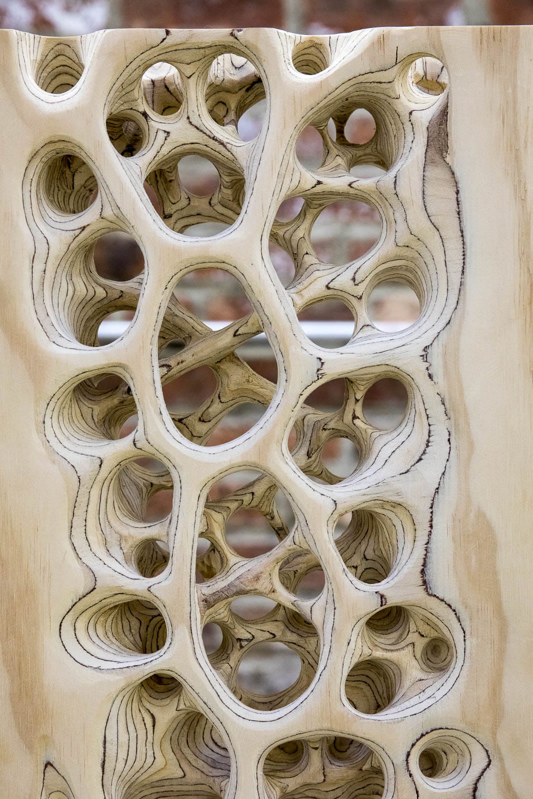 Detail of a sculpture by Michael Kukla from The Buggy Factory. It is presented by PROTO Gallery.