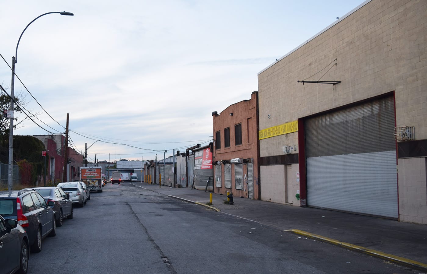 The entrance to the lumber yard at 167 3rd Street in Gowanus. An earlier lumber business at this location was the site of a 1915 murder that is featured in Christina Kelly and Amy Sohn's "Gowanus Underworld" project
