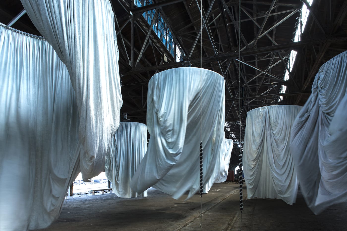 Ann Hamilton, 'habitus' (2016), installation view at Municipal Pier 9 (photo by Thibault Jeanson)
