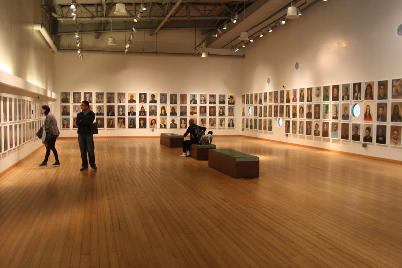 "Free Portrait Project: Crown Heights," installation view