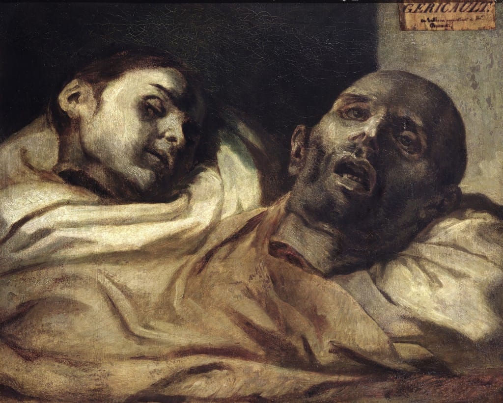 Théodore Géricault, "Têtes coupées" (1818-19), oil on canvas (via Nationalmuseum/Wikimedia)
