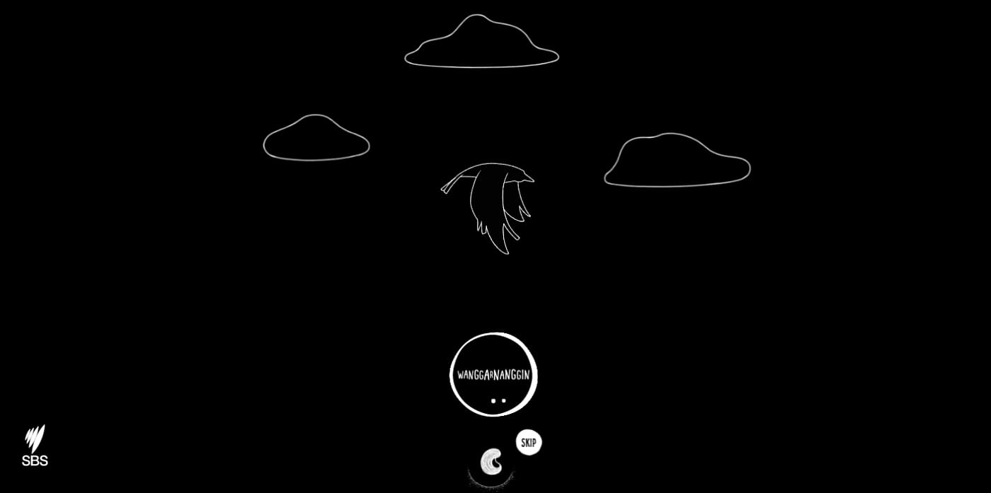 Playing 'My Grandmother's Lingo' (screenshot by the author for Hyperallergic)