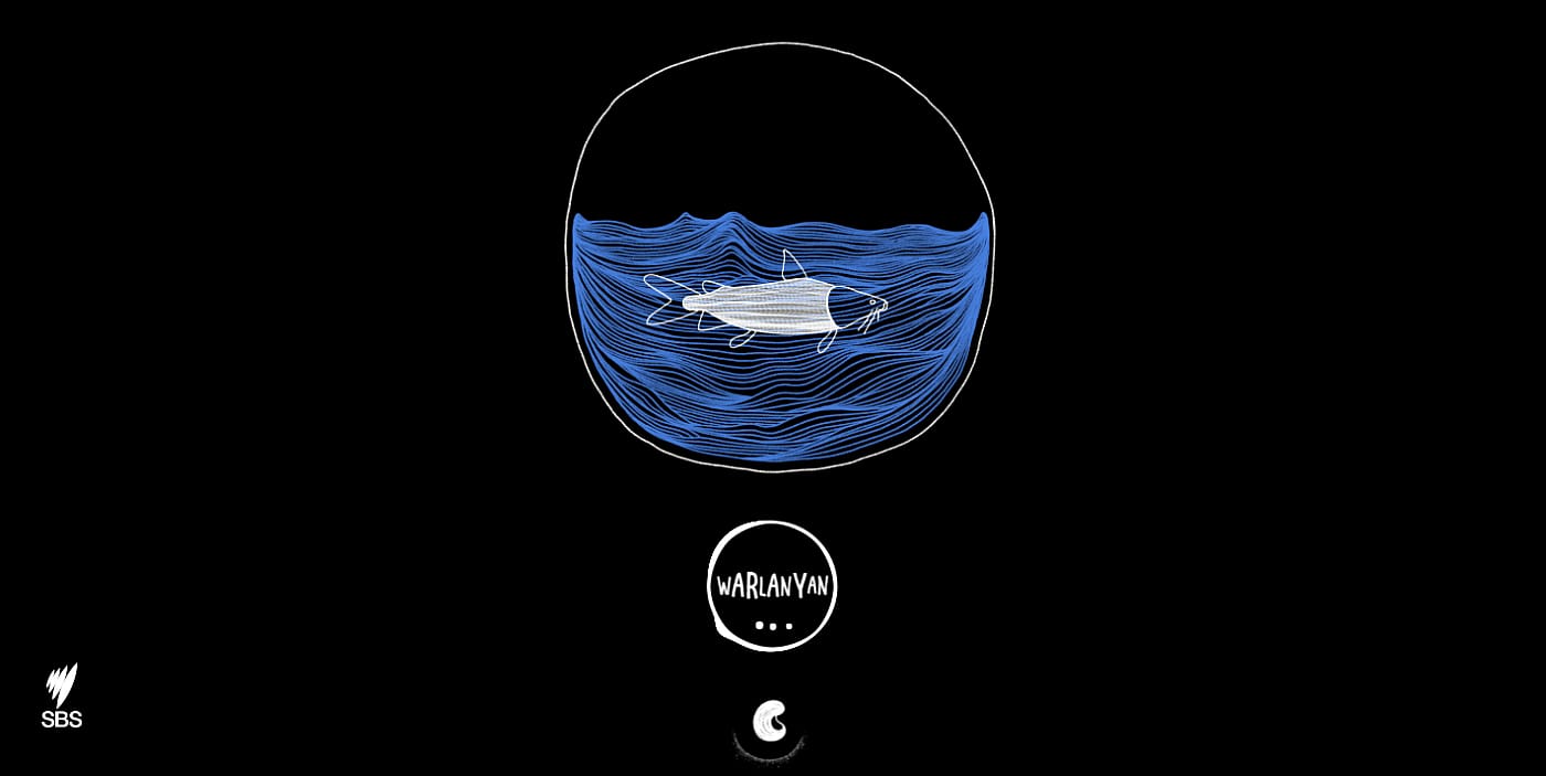 Playing 'My Grandmother's Lingo' (screenshot by the author for Hyperallergic)