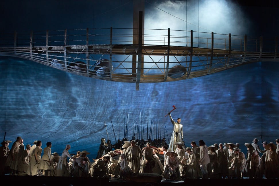 A scene from Rossini's <em>Guillaume Tell</em> (photo by Marty Sohl, courtesy the Metropolitan Opera)