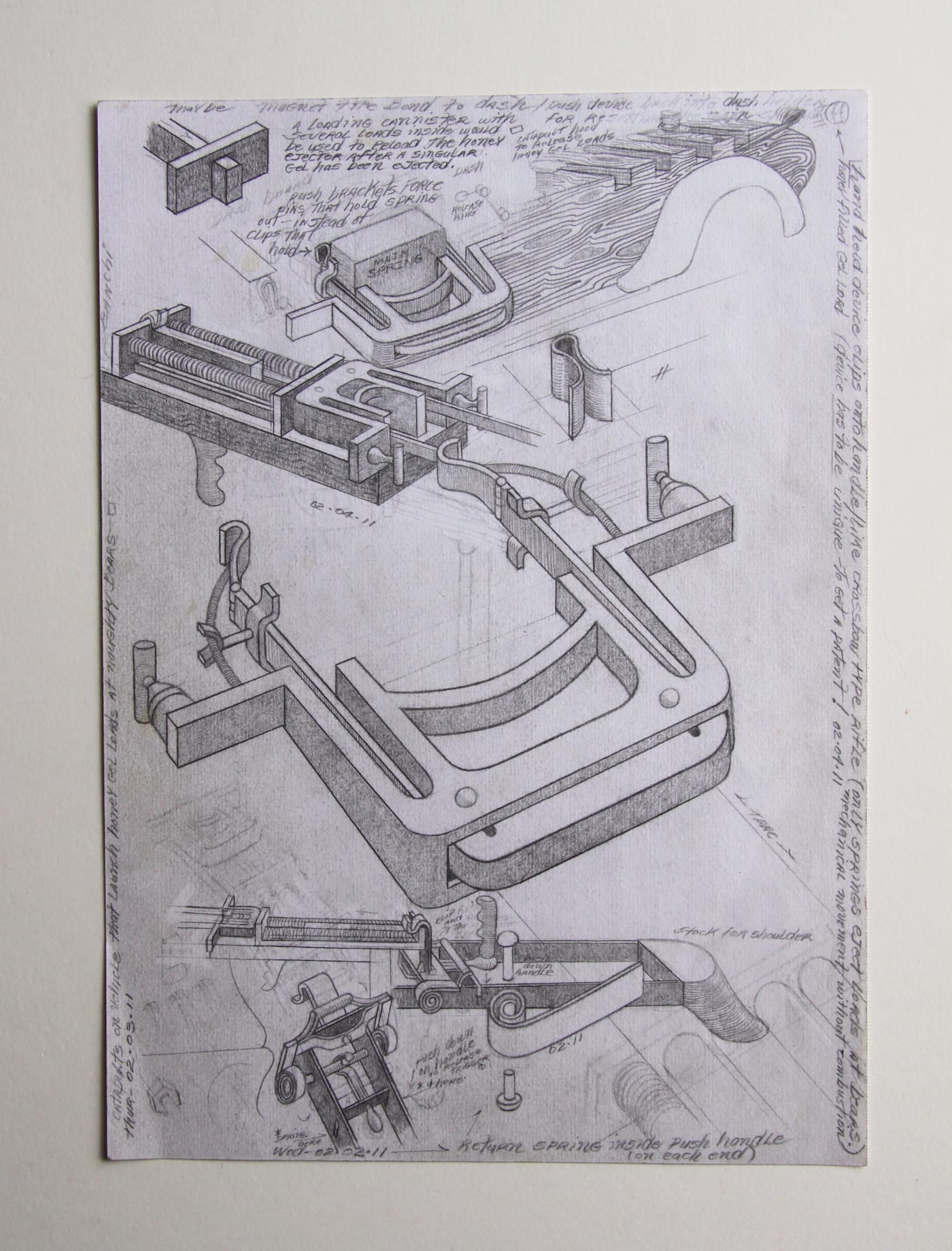 honey-launcher-2011-pencil-11-x-8-ins