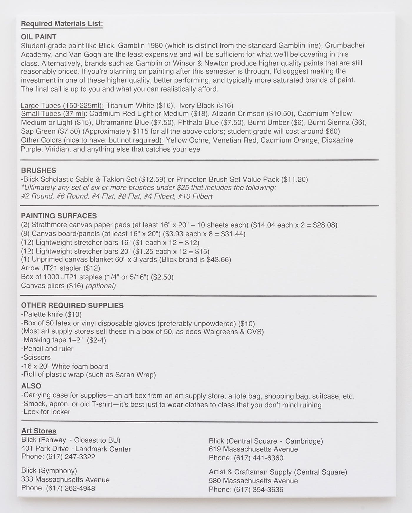 One of Jaya Howey's paintings at Bureau (click to enlarge)