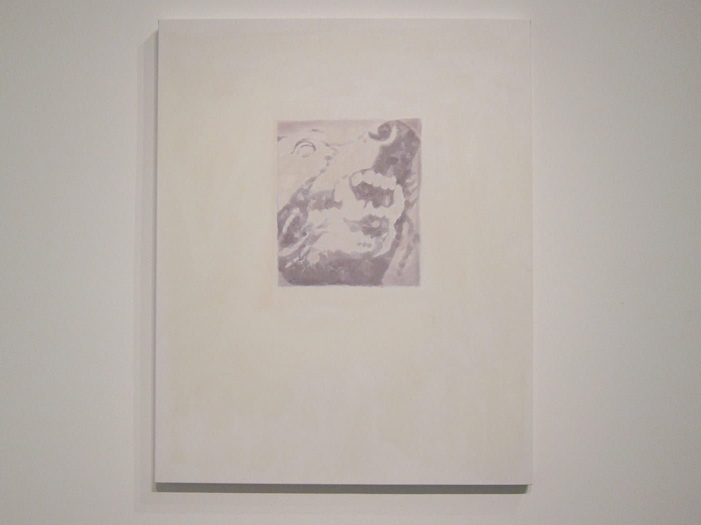 Luc Tuymans, "Dog" (2016)