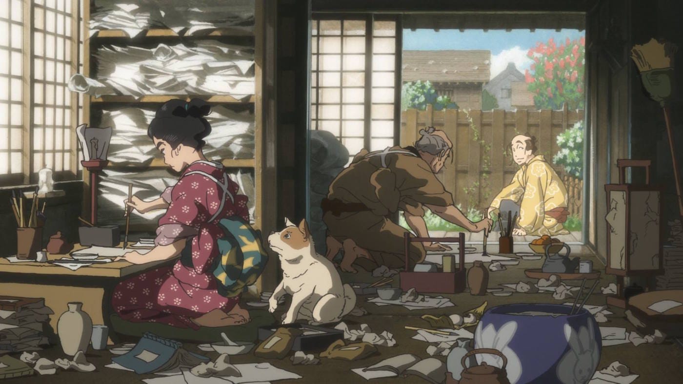 A still from Miss Hokusai
